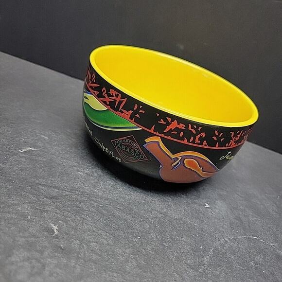 Tabasco Design Ceramic Salsa Bowl, 5.25" - Picture 1 of 13